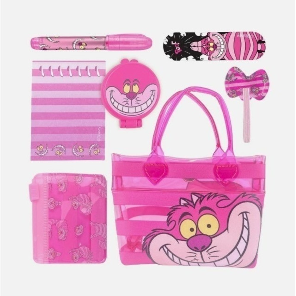 Shopkins Disney Real Littles Mini Handbags Cheshire Cat 6 Surprises New - Picture 3 of 7